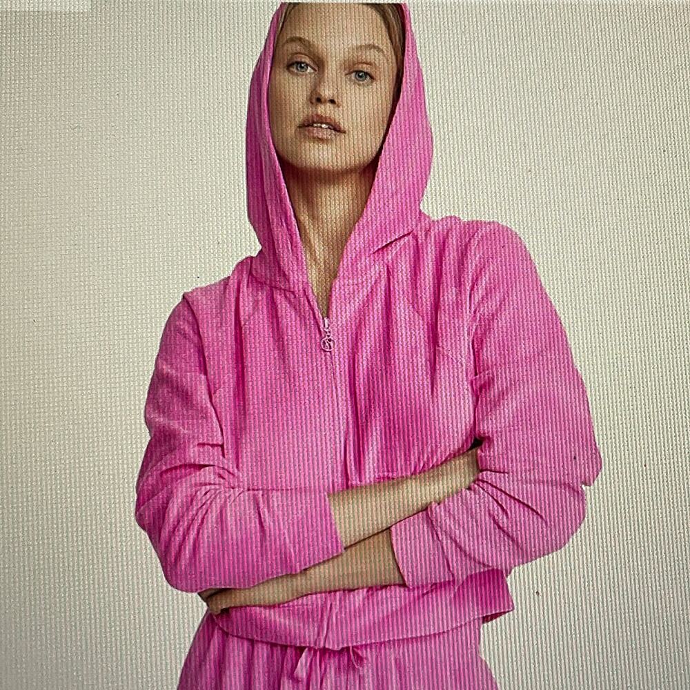 NWT Victoria Secret Oversized Cropped Terry Full Zip Hoodie--Oversized